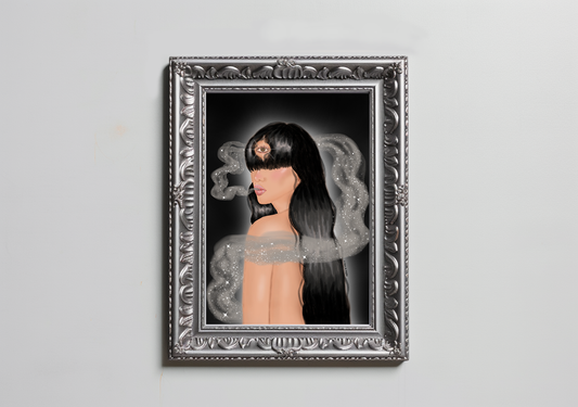 SMOKING STARS ART PRINT