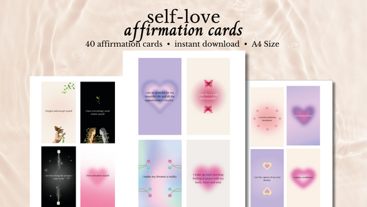 SELF-LOVE AFFIRMATION CARDS